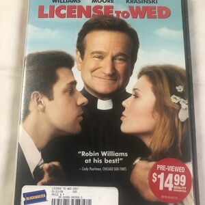 License to Wed DVD - Black Case